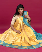 SC3584 - Litchi Silk Saree With Multi Stone